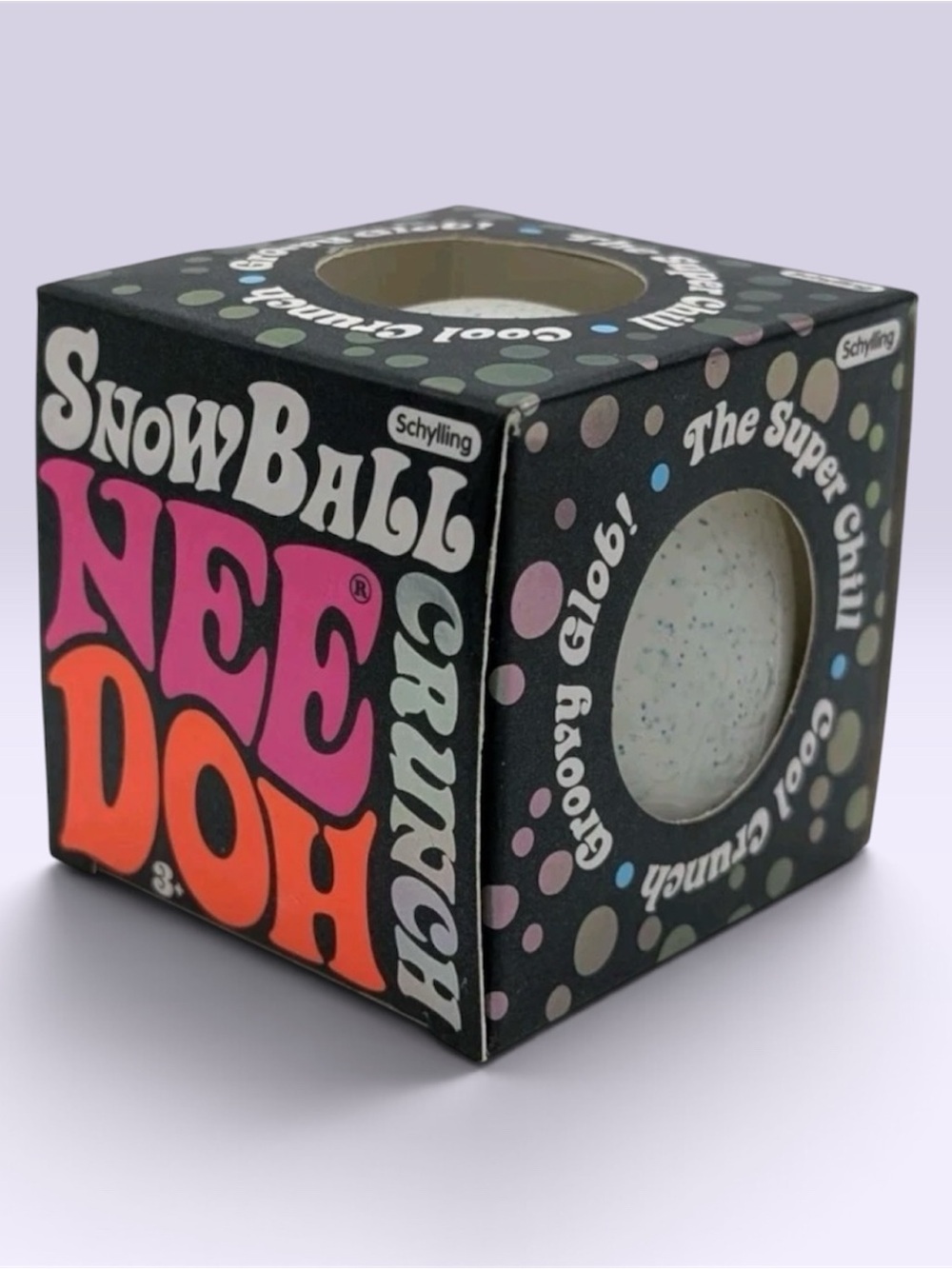 Authentic Rare NeeDoh SNOWBALL CRUNCH - White- SEALED / BRAND NEW 🤍❄️ Nee Doh